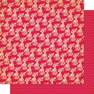 Cosmo Cricket  Mitten Weather - DECK THE HOLLIES Patterned Paper