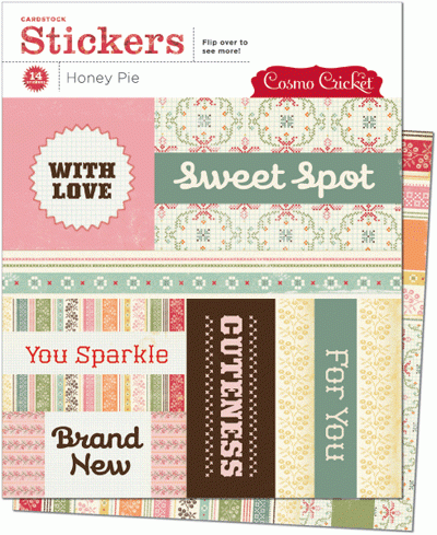 Cosmo Cricket - Honey Pie Cardstock - Stickers