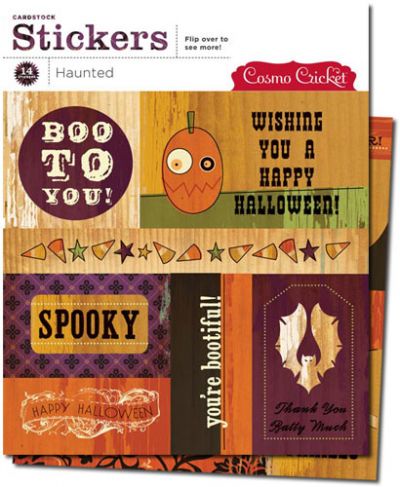 Cosmo Cricket - Haunted - Cardstock Stickers