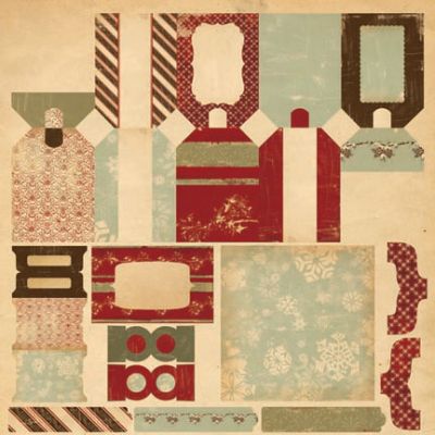 Cosmo Cricket - Winter Wonderland - Diecut Tags and More