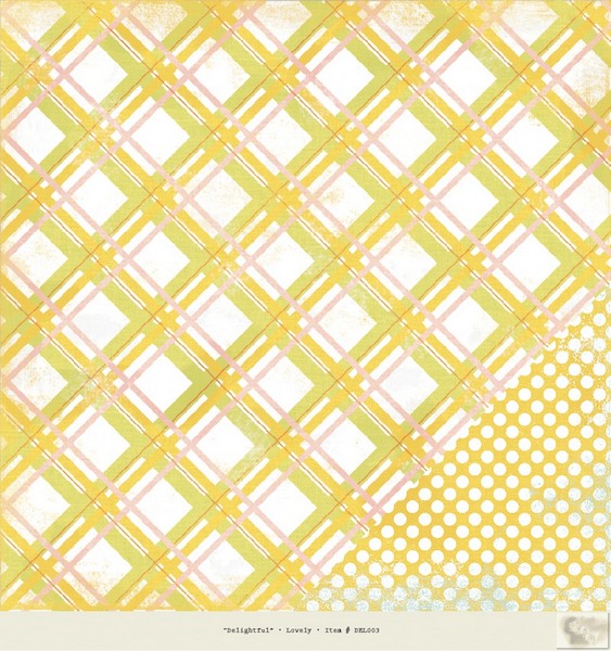 Authentique -Delightful - Lovely 12 x 12 Double Sided Paper