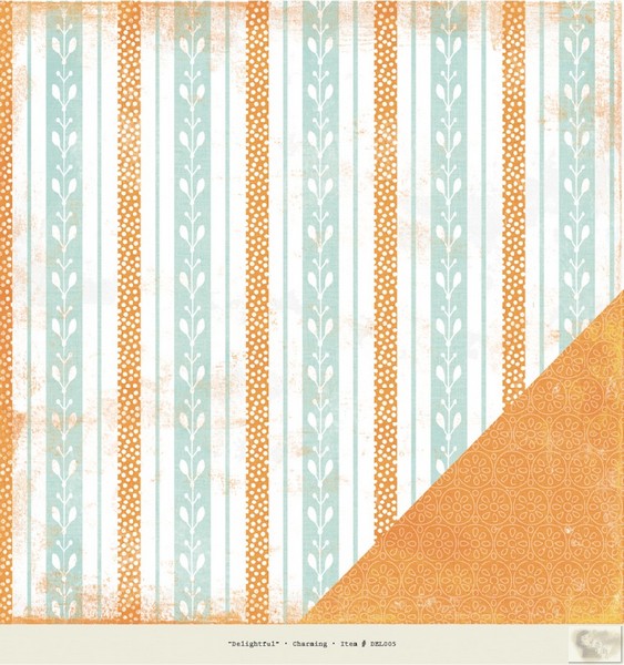 Authentique -Delightful - Charming 12 x 12 Double Sided Paper