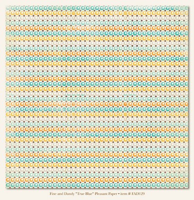 My Minds Eye - Fine and Dandy - True Blue ?Pleasant? Paper