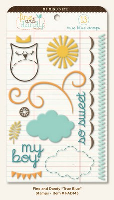 My Minds Eye - Fine and Dandy - True Blue Stamps