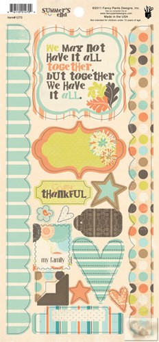 Fancy Pants - Summer's End Element Sticker