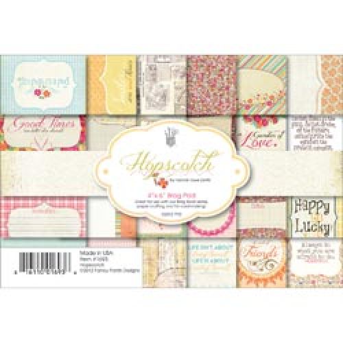 Fancy Pants - Hopscotch - 4" x 6" Brag Pad