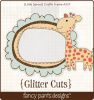 Fancy Pants - Little Sprout  Giraffe Frame Glitter Cut