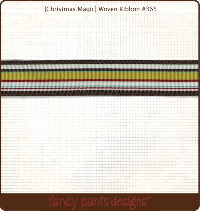 Fancy Pants - Christmas Magic Woven Ribbon
