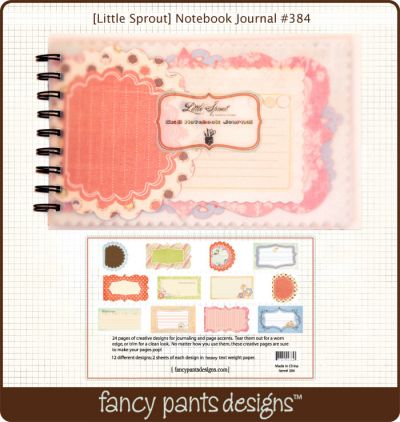 Fancy Pants - Little Sprout  5x8 Journal Book