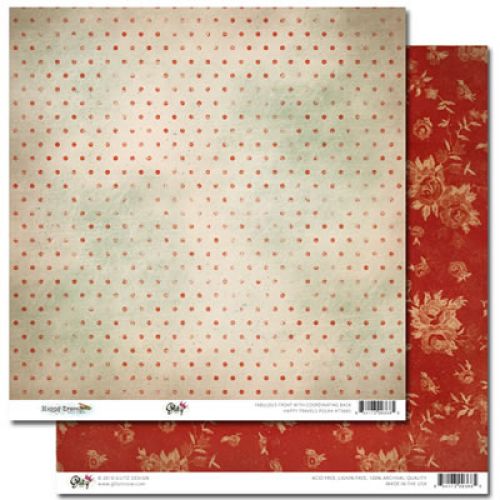 Glitz Design - Happy Travels - Polka 12x12 d/sided paper
