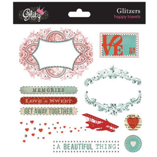 Glitz Design - Happy Travels - Glitzers