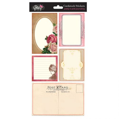 Glitz Design - Pretty in Pink - Journaling Stickers