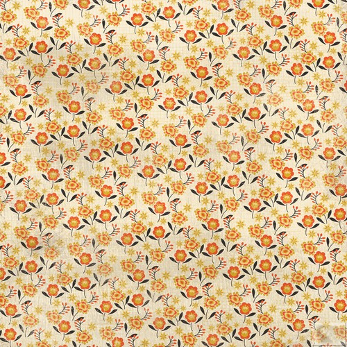 My Minds Eye - Indie Chic - Ginger - Travel - Tulips 12X12 Paper