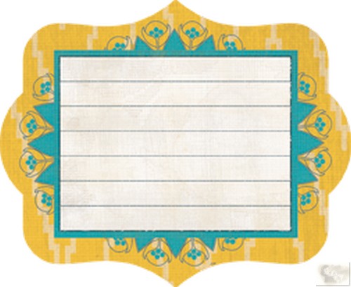 My Minds Eye - Indie Chic - Nutmeg - Family - Journal Card