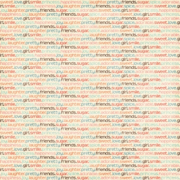 My Minds Eye - Just Dreamy 2 - Delightful - Best Friends Forever - My Sweet / Manila Swirl Paper