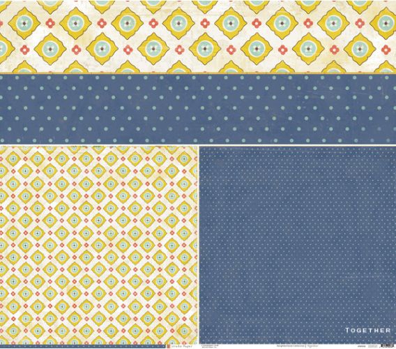 Crate Paper - Neighbourhood - Together 12x12 Double Sided Patterned Paper