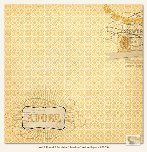 My Minds Eye - Lost and Found 2 - Sunshine - Sunshine Adore Paper