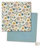 My Minds Eye - Lost & Found 3 - “Oliver” Mixed Floral Glitter 12x12 Paper