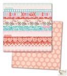 My Minds Eye - Lucky in Love Multi Stripe Paper