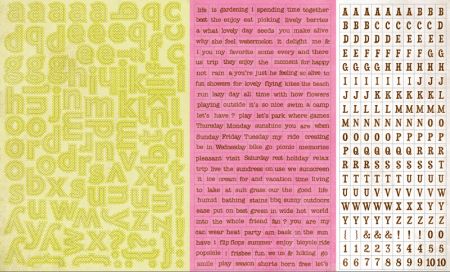 Authentique - Lively - 12 x 8 Stickers - Elements