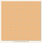 My Minds Eye - Lush Orange Houndstooth Paper