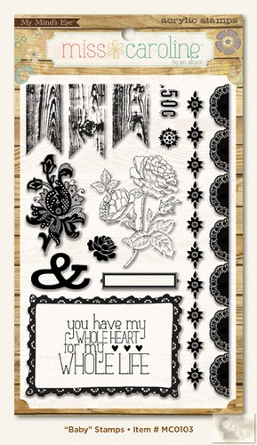 My Minds Eye - Miss Caroline - Howdy Doody - Baby Stamps