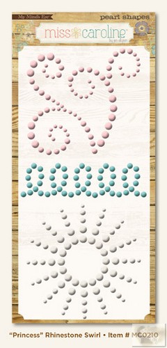 My Minds Eye - Miss Caroline - Dolled Up - Princess Pearl Swirl