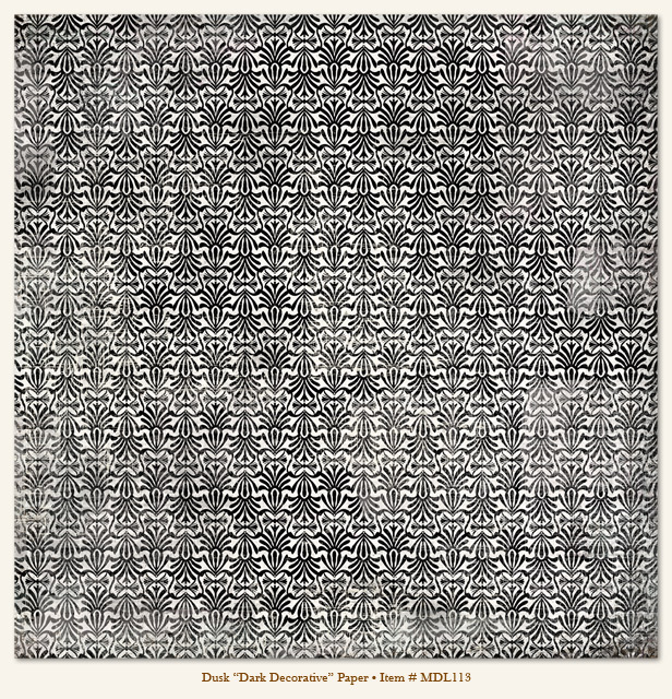My Minds Eye - Meadowlark - Dusk - "Dark Decorative" Paper