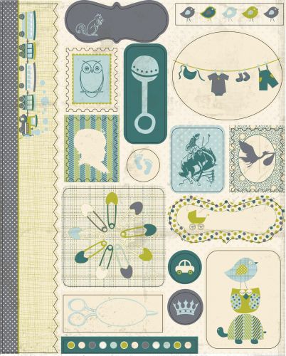 Authentique - Miracle Boy - Icons Die Cuts 6x8