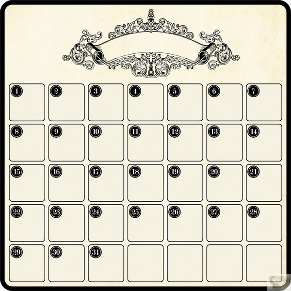 Teresa Collins Designs: Notations: Calander Die Cut Paper