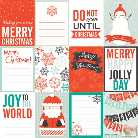 Echo Park Paper Co. -  Photo Freedom -  Dear Santa - Let It Snow