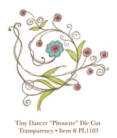 My Minds Eye - Penny Lane - Tiny Dancer - Pirouette Die Cut (transparency)