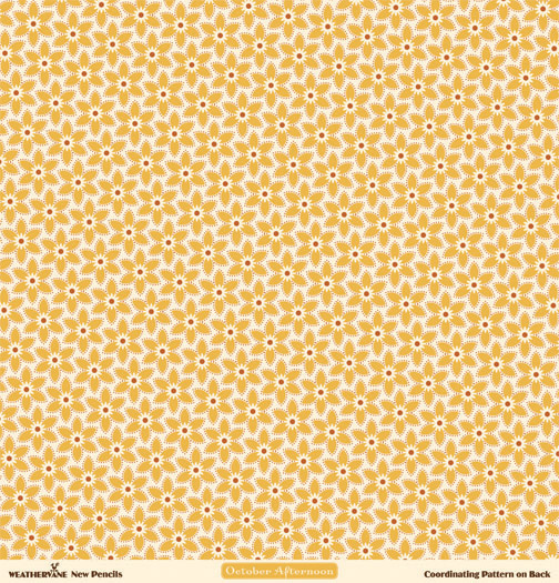 October Afternoon - Weathervane - Pattern Paper - New Pencils