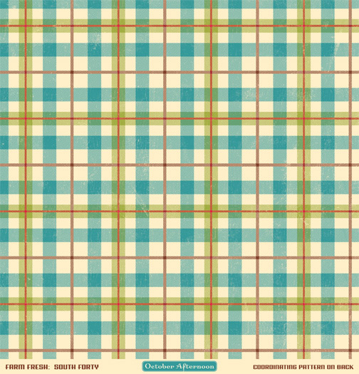 October Afternoon - Farm Fresh - Pattern Paper - South Forty