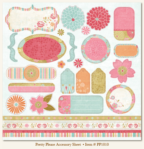 My Minds Eye - Pretty Please - Pretty Please Accessory Sheet