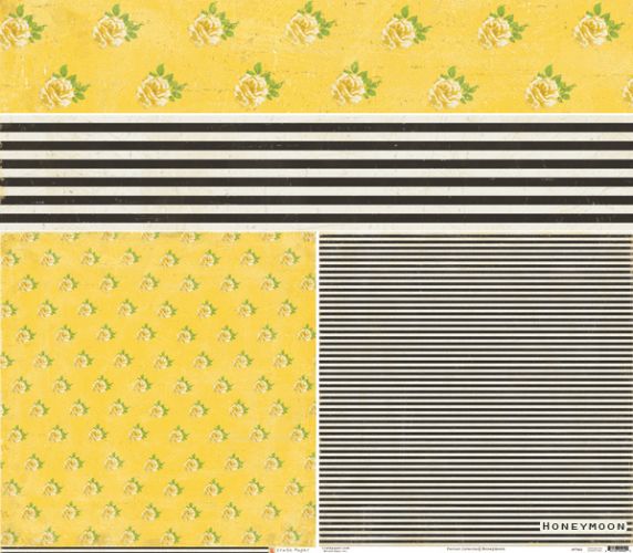 Crate Paper - Portrait - Honeymoon 12x12 Double Sided Patterned Paper
