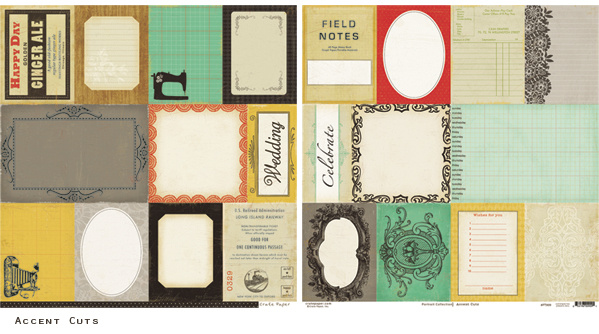 Crate Paper - Portrait - Accent Cuts 12x12 Double Sided Patterned Paper