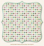 My Minds Eye - Quite Contrary - Little Miss Muffett -"Celebrate" Party Dots Paper