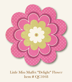 My Minds Eye - Quite Contrary - Little Miss Muffett -"Delight" Flower