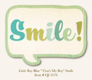 My Minds Eye - Quite Contrary - Little Boy Blue -"That's My Boy" Smile