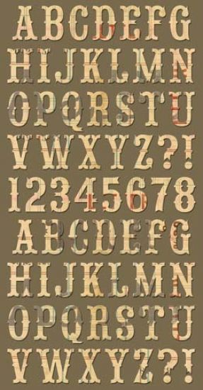 Cosmo Cricket - Ready Set Chipboard 6" - Flour Sack