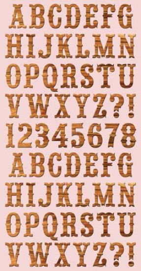 Cosmo Cricket - Ready Set Chipboard 6" - High Noon