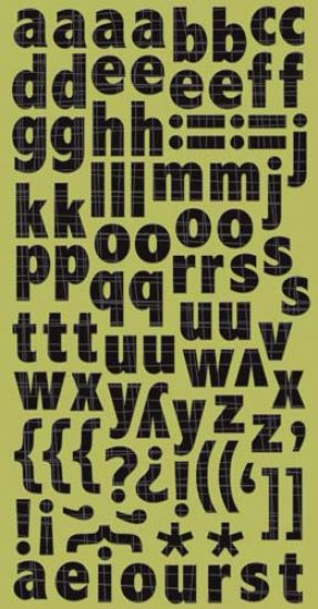 Cosmo Cricket - Ready Set Chipboard 6" - Licorice