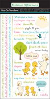 October Afternoon - Ducks in a Row - Rub-ons - Just Ducky (Color)