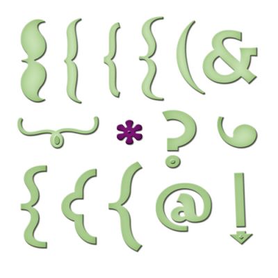 Spellbinders - Shapeabilities Die -Keyboard Icons