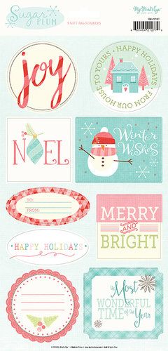 My Mind's Eye - Sugar Plum 6x12 Sticker Sheet