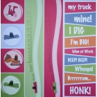 Rasberry - Squashed - Embellishment Sheet