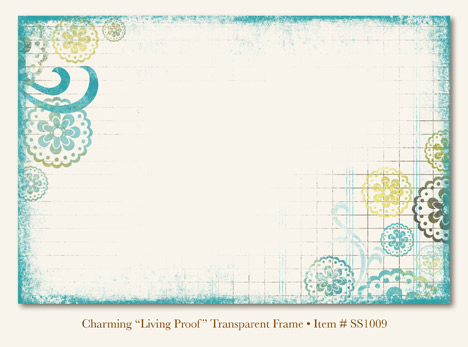 My Minds Eye - So Sophie - Charming - "Living Proof" Frame (transparency)