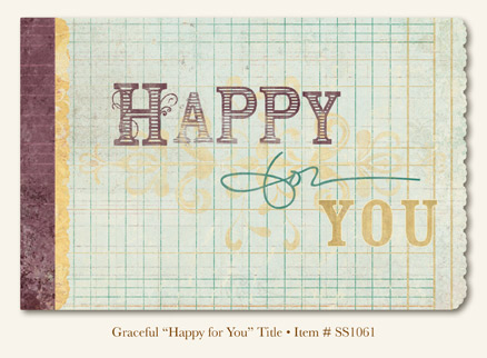 My Minds Eye - So Sophie - Graceful - "Happy for You" Title