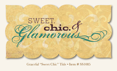 My Minds Eye - So Sophie - Graceful - "Sweet Chic" Title